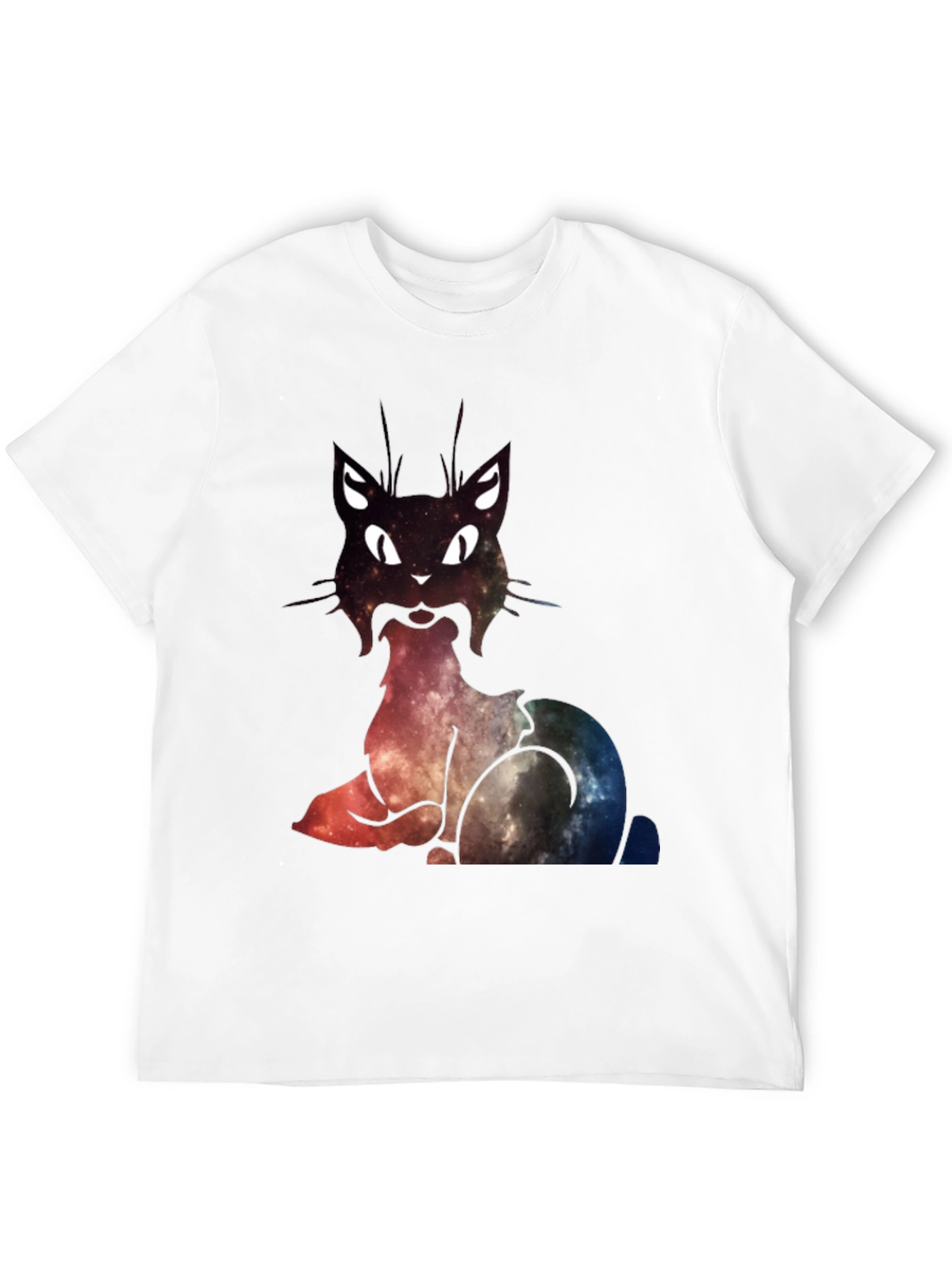 Galaxy Cat Graphic T-Shirt