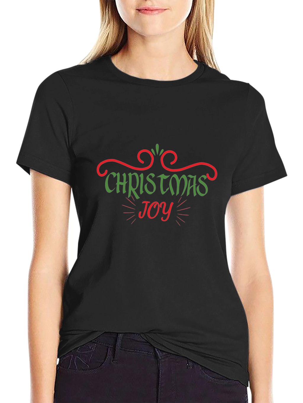 Christmas Joy Graphic Tee - Holiday Cheer T-Shirt