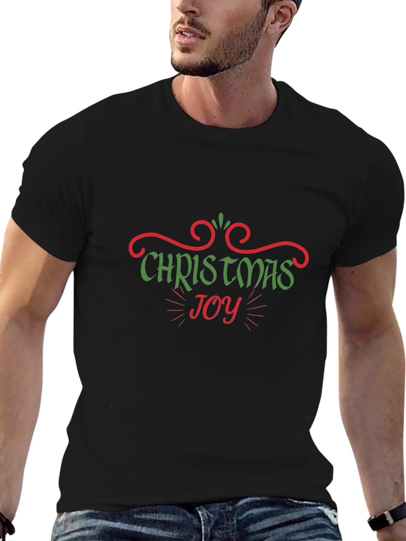 Christmas Joy Graphic Tee - Holiday Cheer T-Shirt