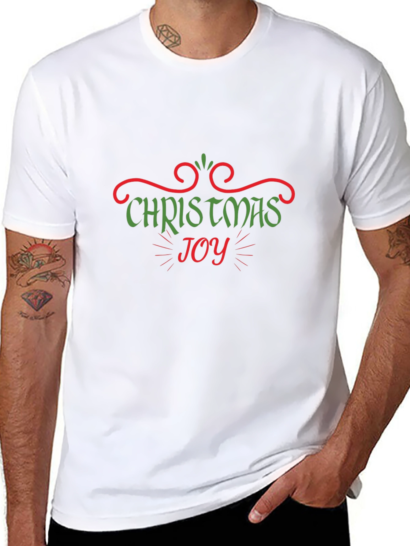 Christmas Joy Graphic Tee - Holiday Cheer T-Shirt