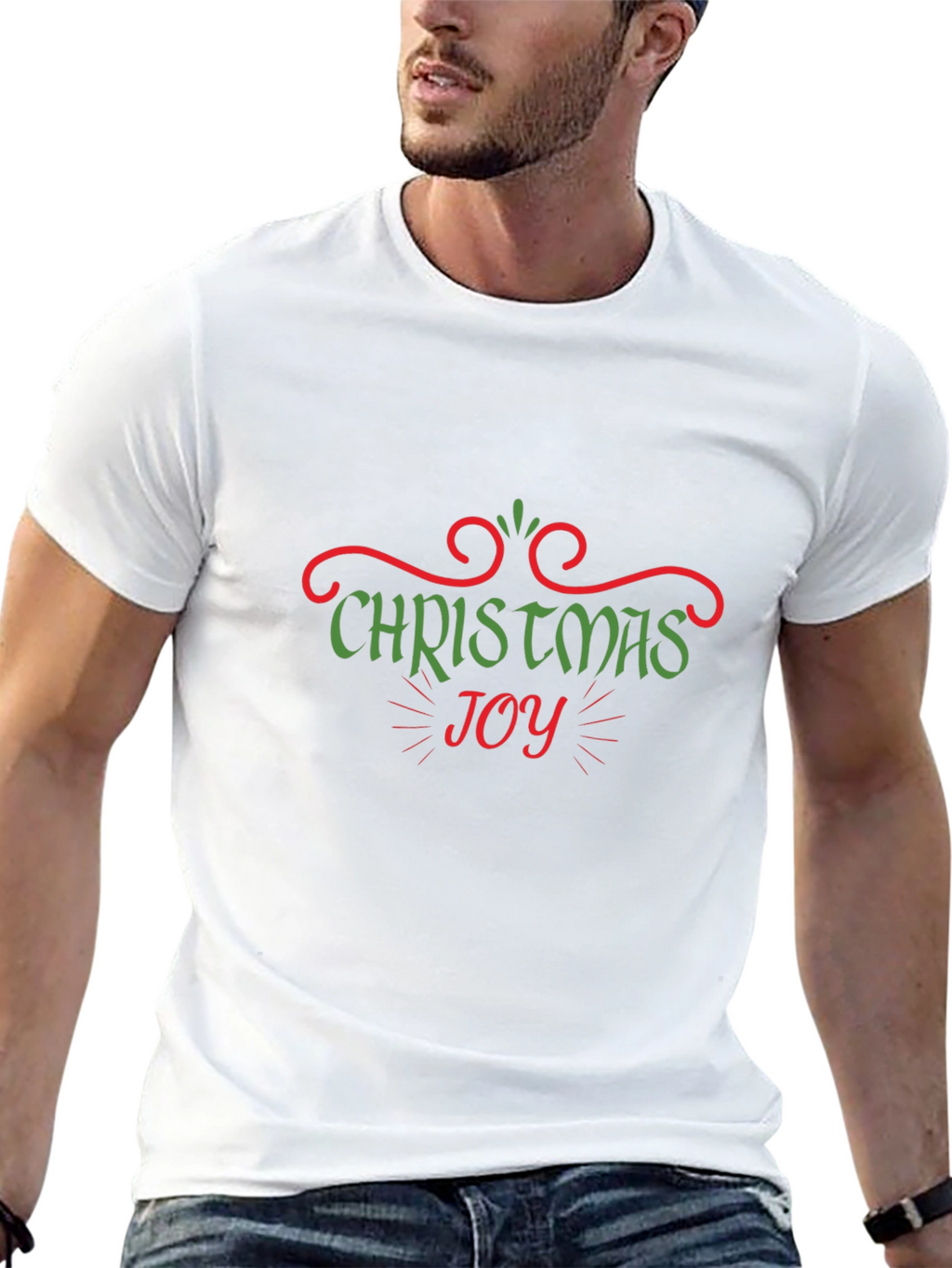 Christmas Joy Graphic Tee - Holiday Cheer T-Shirt