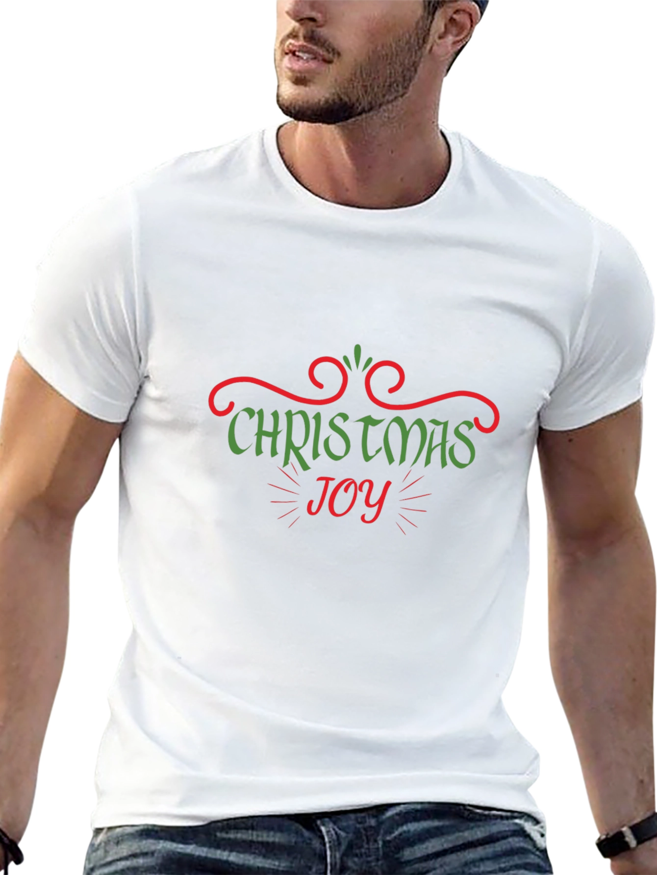 Christmas Joy Graphic Tee - Holiday Cheer T-Shirt