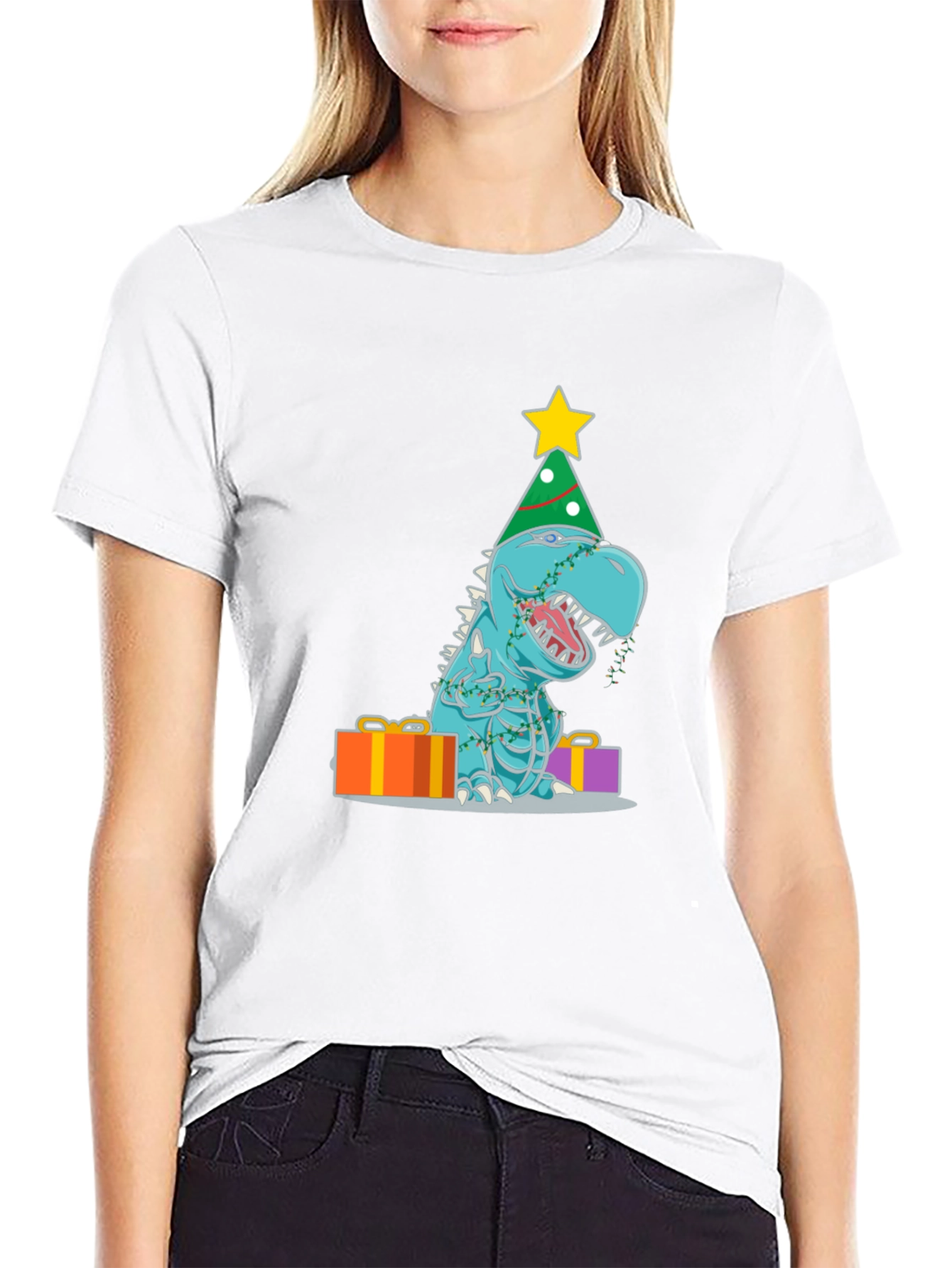 Festive Dinosaur T-Shirt