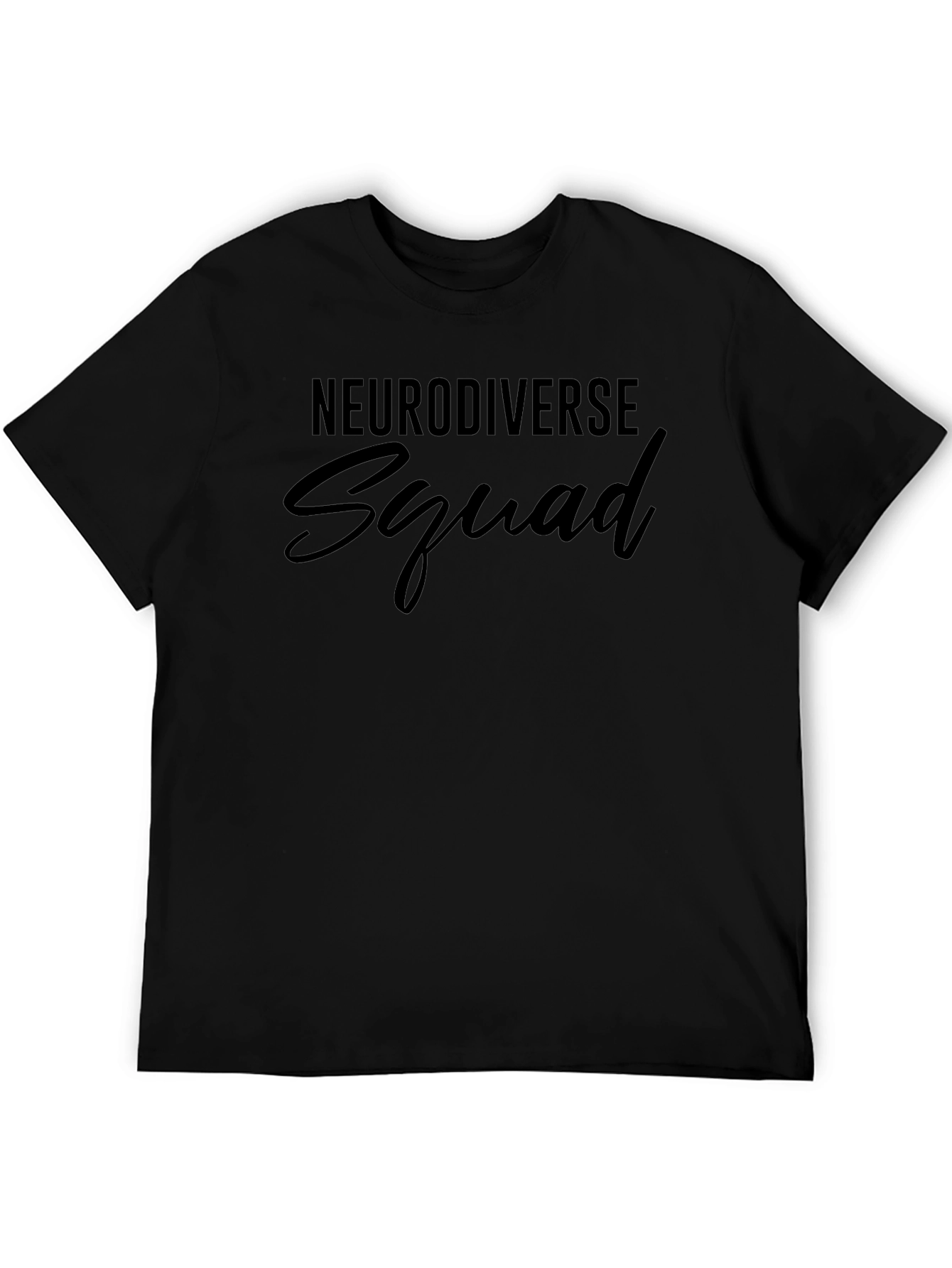 Neurodiverse Squad Graphic Tee - Black