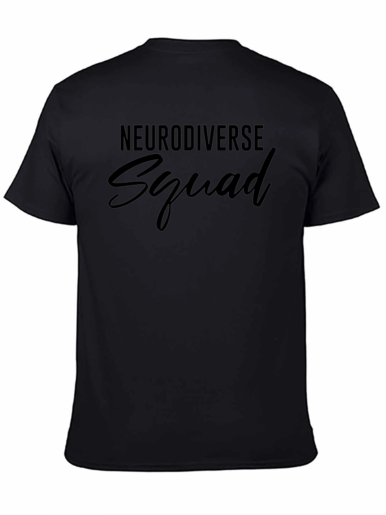 Neurodiverse Squad Graphic Tee - Black