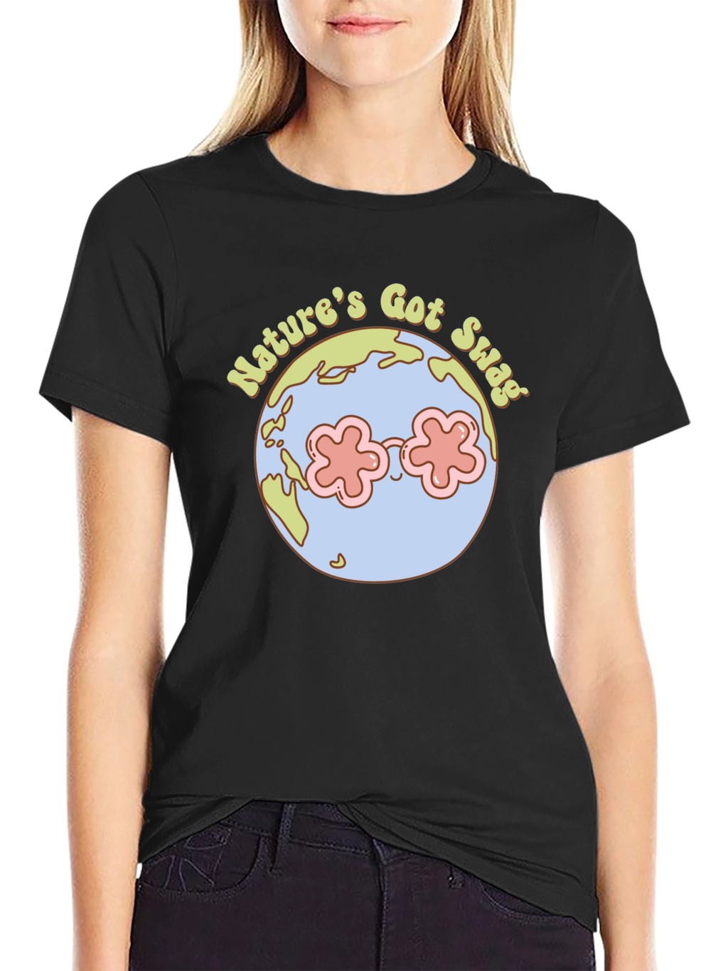 Natures Got Swag Black T-Shirt
