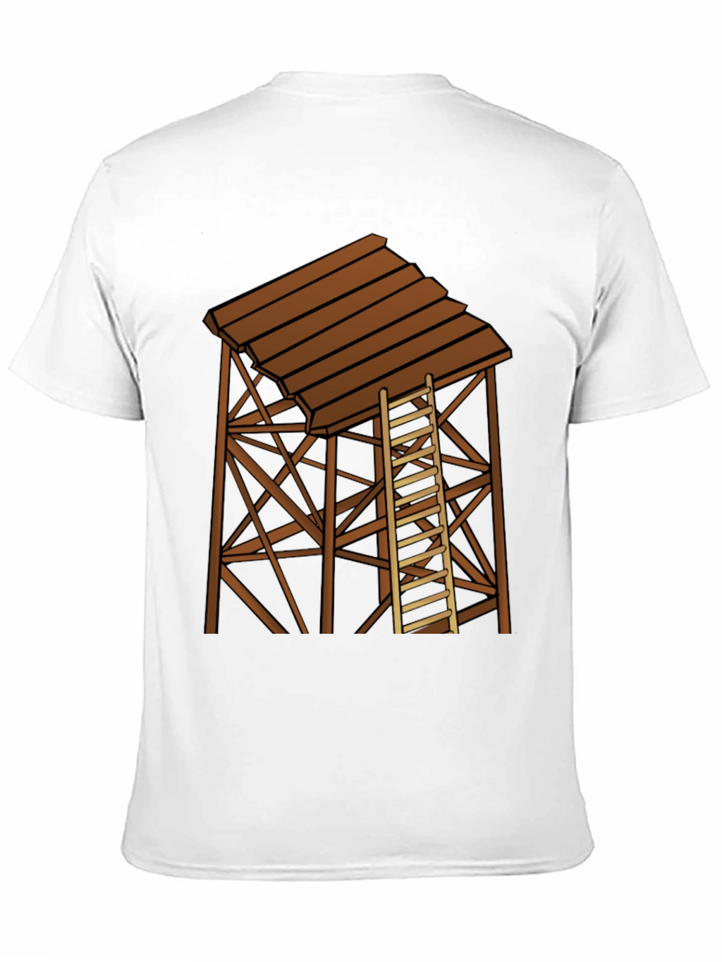Rustic Water Tower Graphic T-Shirt