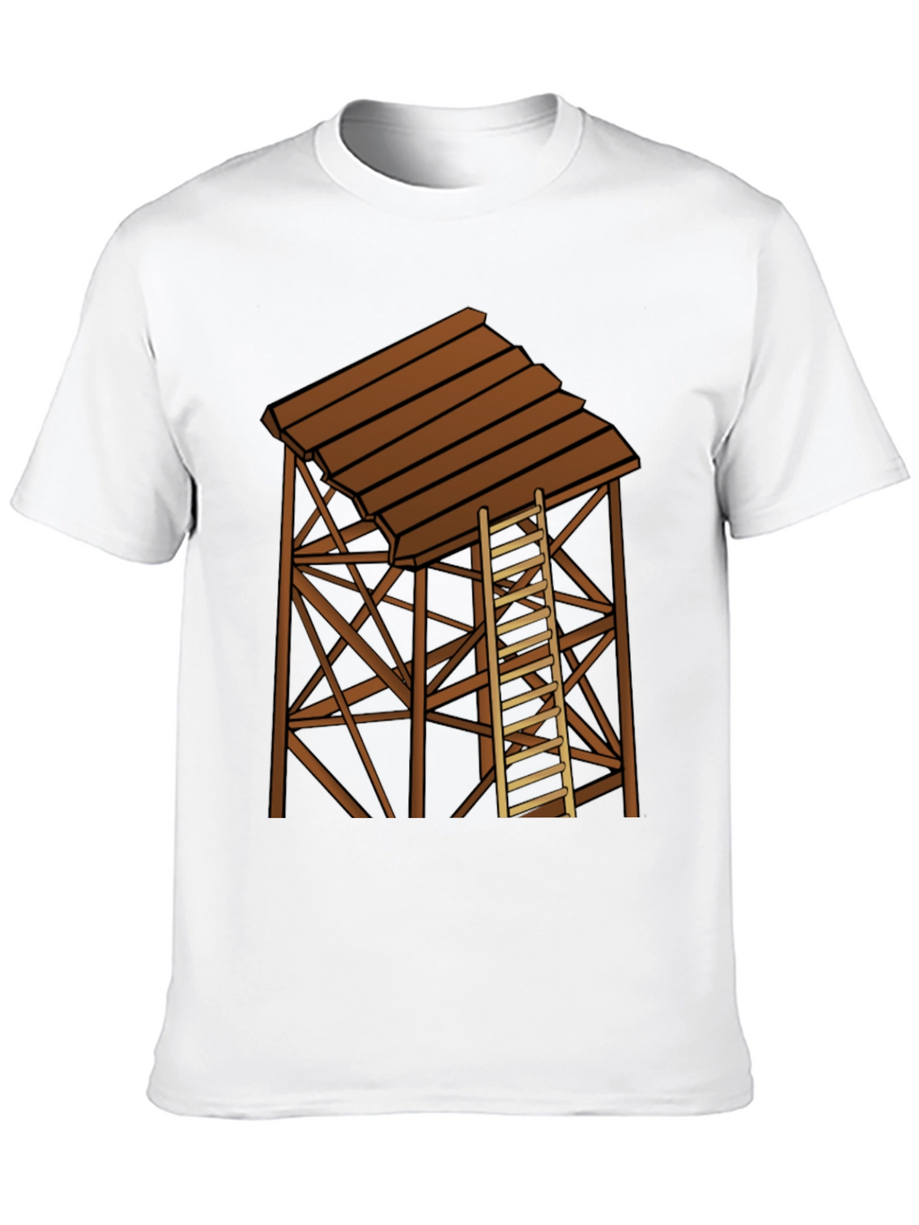Rustic Water Tower Graphic T-Shirt