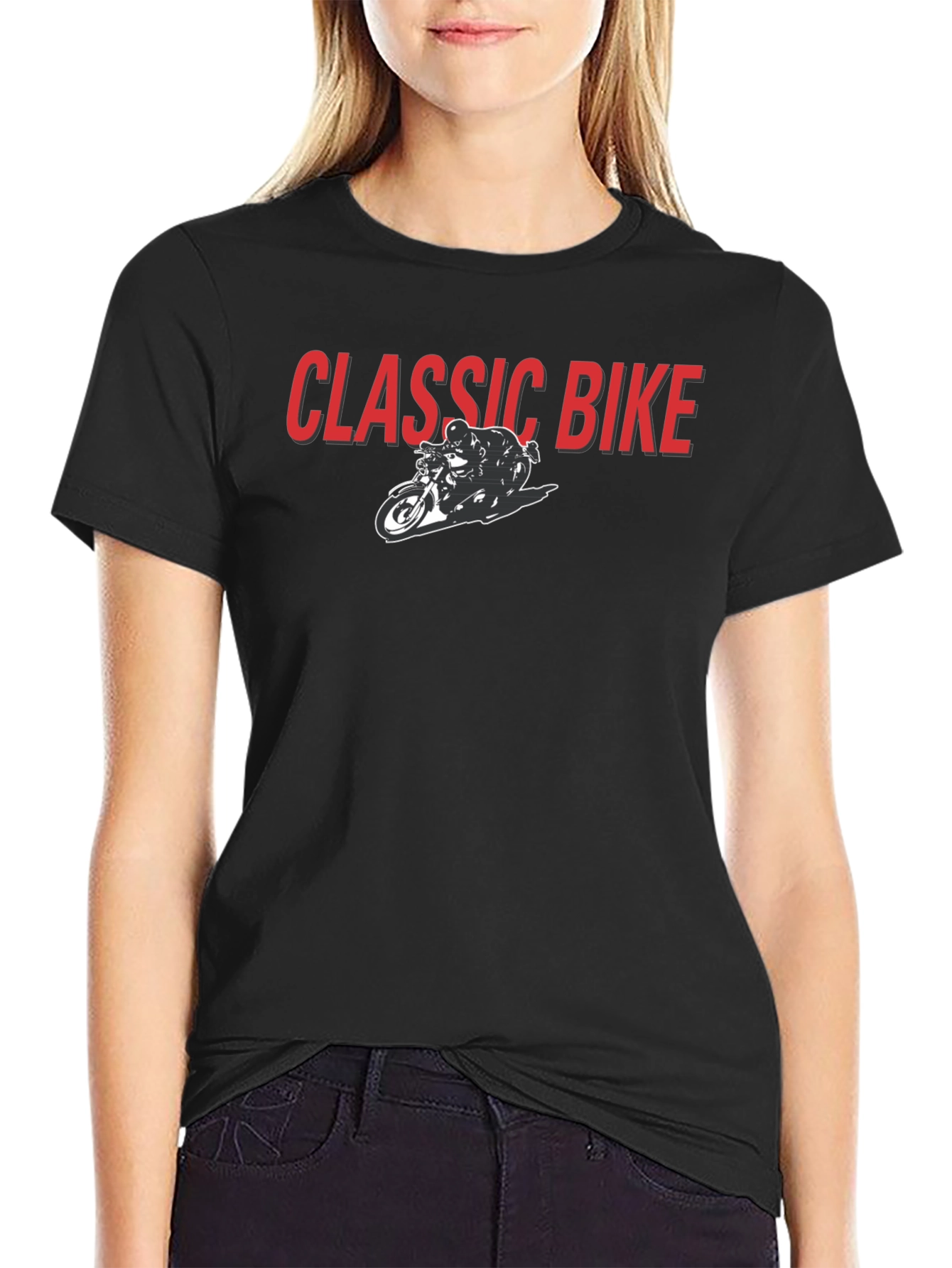 Classic Bike Graphic T-Shirt - Motorcycle Rider Tee