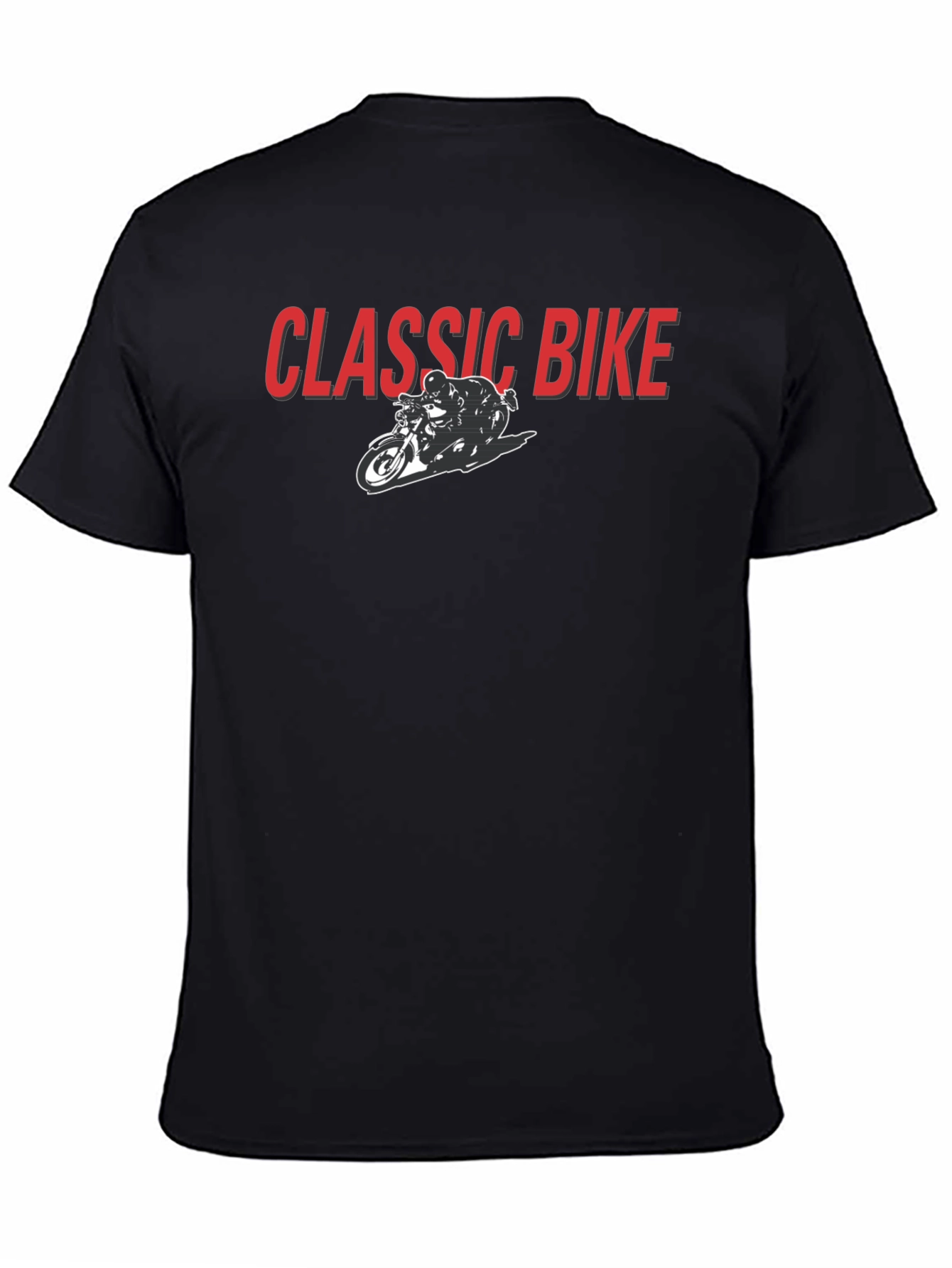 Classic Bike Graphic T-Shirt - Motorcycle Rider Tee