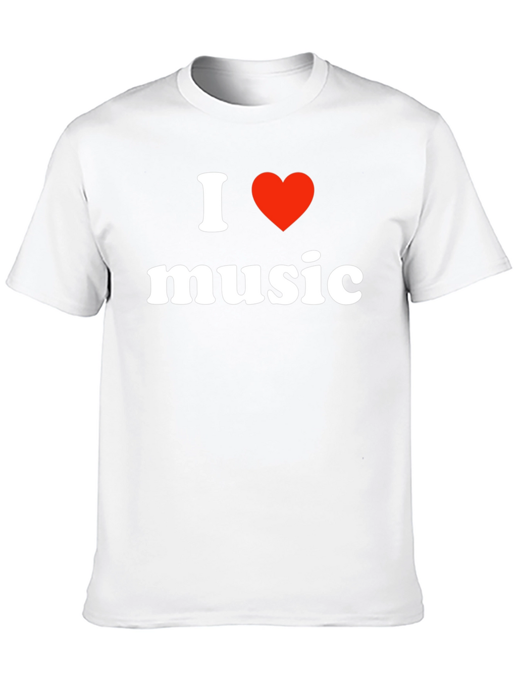 I Heart Music Black T-Shirt