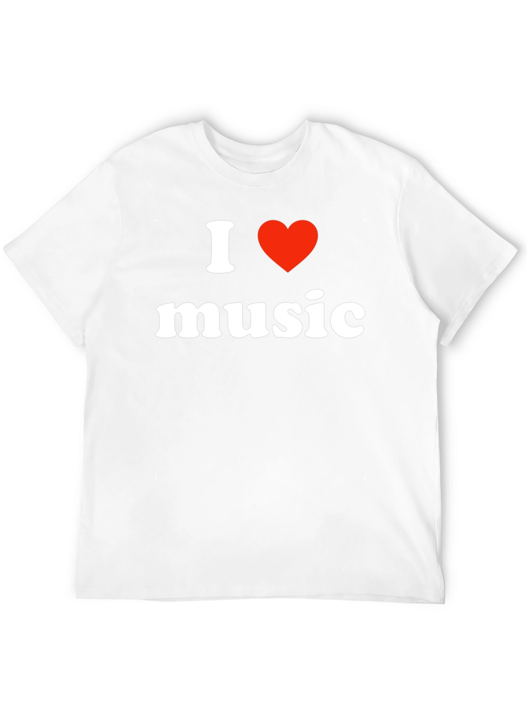 I Heart Music Black T-Shirt